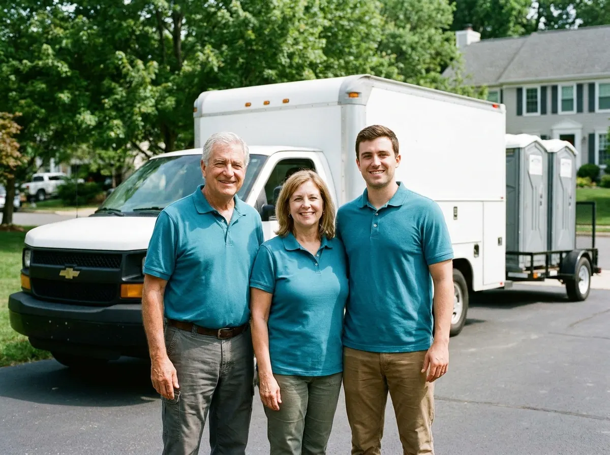 Granite Ridge Rentals portable toilet rentals team in Reston, VA
